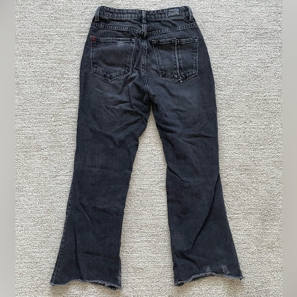 Urban Outfitters Jeans High Rise Flare Ripped Denim Casual Summer Y2K Grunge - Picture 3 of 4